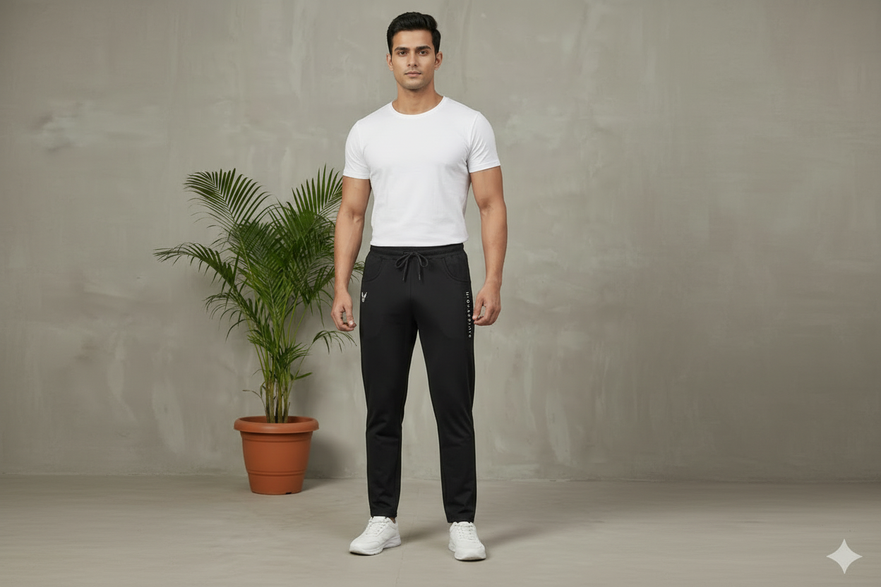 Men's Premium Tapered Performance Joggers – Steel Grey