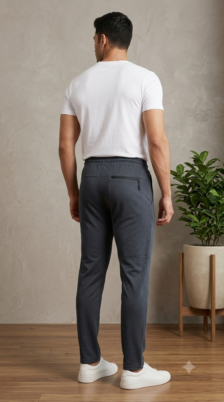 Men's Premium Tapered Performance Joggers – Steel Grey