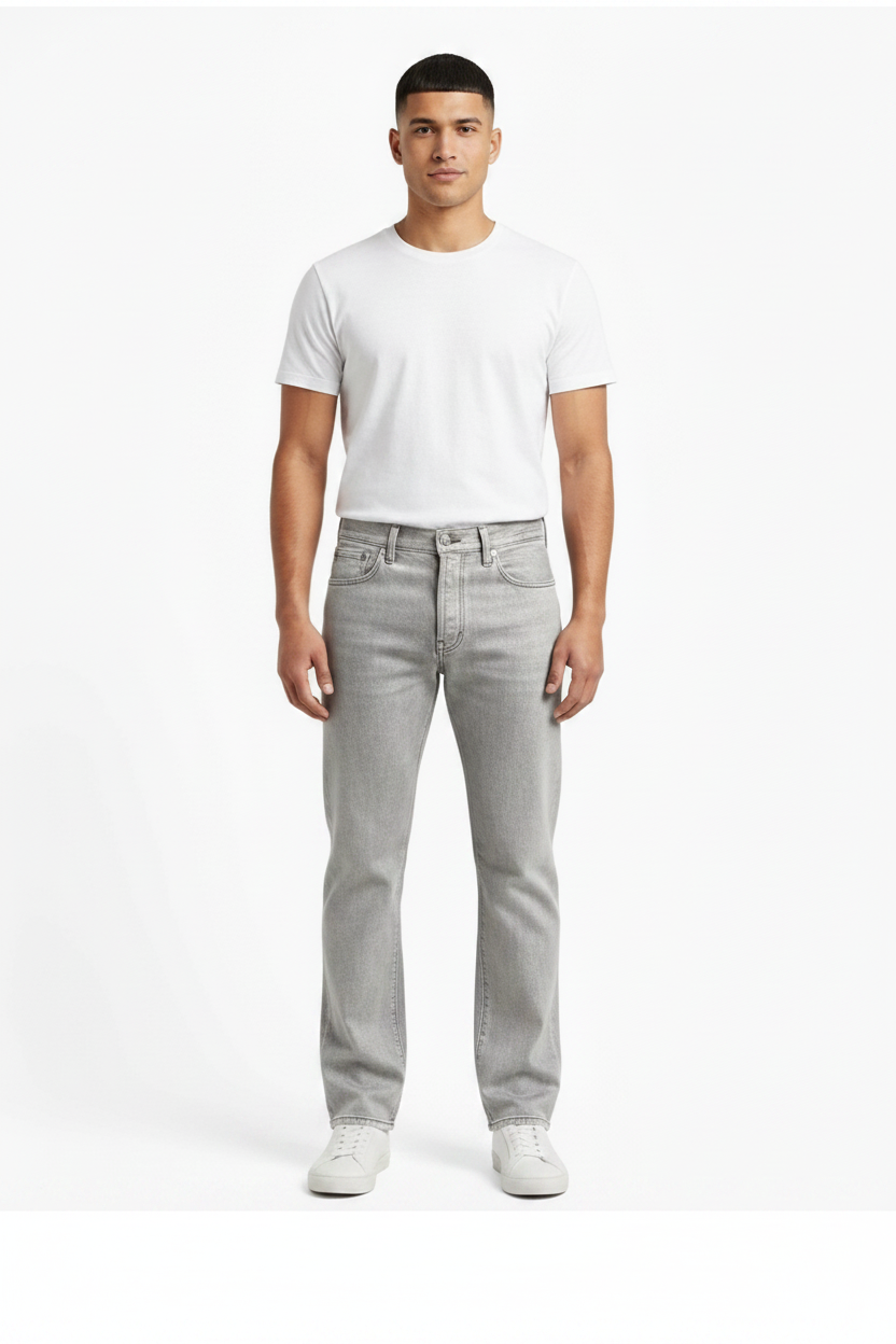 Men’s Premium Straight Fit Denim Jeans – Multi Shade Blue Wash Collection