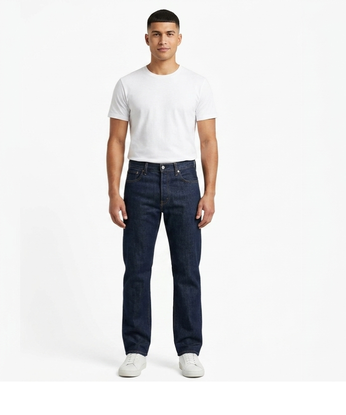 Men’s Premium Straight Fit Denim Jeans – Multi Shade Blue Wash Collection